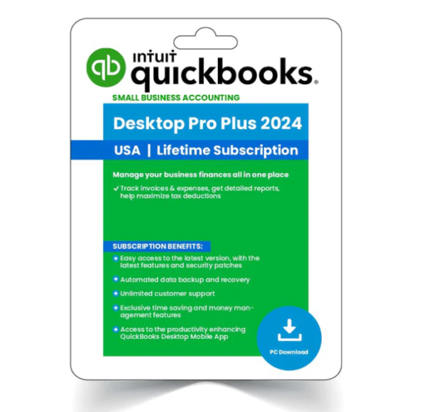 Quickbooks Desktop Pro Plus 2024 | 1 Year subscription | US VERSION |